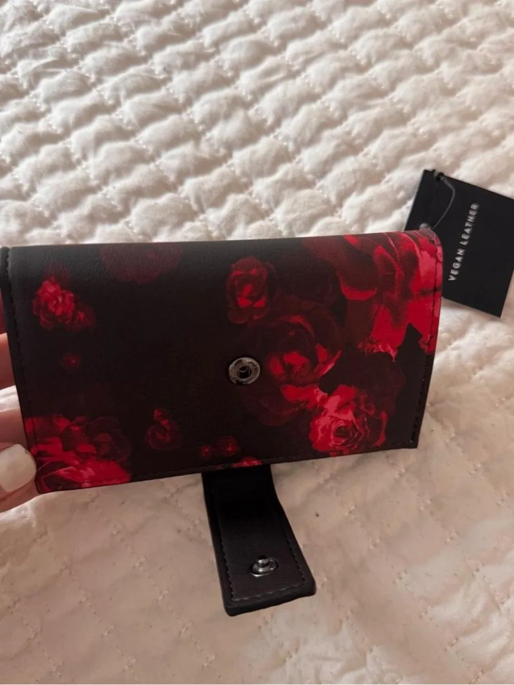 Simply Vera Vera Wang rose printed compact wallet